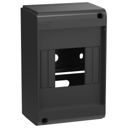 UNION Mini Корпус пластиковый КМПн-4 IP20 без двери черный IEK