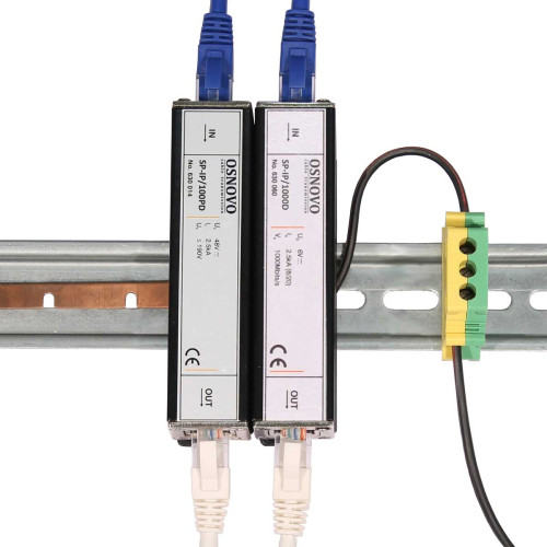 Устройство грозозащиты с защитой линий PoE до 1000 Мб/с RJ45 Устройство грозозащиты с защитой линий PoE до 1000 Мб/с RJ45