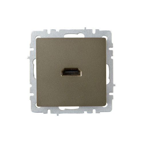 BRITE Розетка HDMI РHDMI-0-БрШ шампань IEK