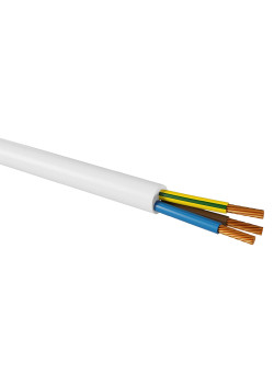 Провод ПРКС 3х2,5(N)-0,38 (20м), белый TDM