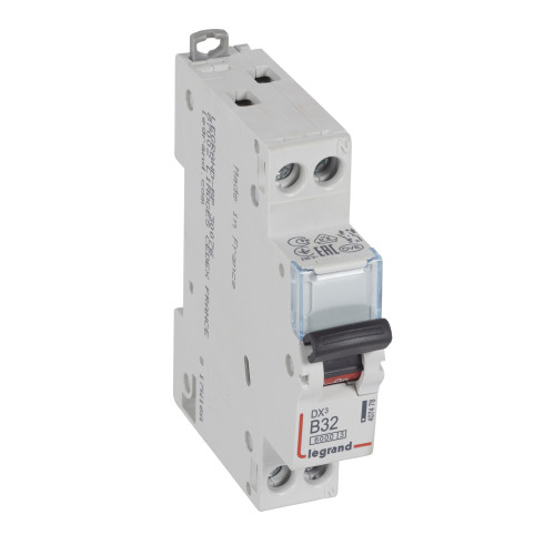 Авт.вкл.DX3 1п+N В32А 6kA/10кА LEGRAND