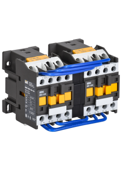 Контактор КМИ-11230 реверс 12А 230В/АС3 2NO IEK