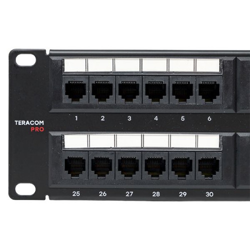 Патч-панель TERACOM PRO 19'' Cat.6 2U неэкран. UTP 48 портов RJ-45 Dual IDC Патч-панель TERACOM PRO 19'' Cat.6 2U неэкран. UTP 48 портов RJ-45 Dual IDC