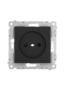 Розетка 1-м СП Pixel 16А IP20 без заземл. защ. шторки механизм карбон TOKOV ELECTRIC TKE-PX-R1SF-C14