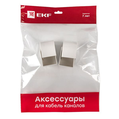 Заглушка (40x40) (4 шт) белая EKF-Plast Заглушка (40x40) (4 шт) белая EKF-Plast