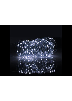 Светильник светодиодный садовый SLR-G03-100W нить 100LED холод. бел. на солнечн. батарее ФАZА 5033313