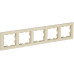 BRITE Рамка 5-местная РУ-5-БрКр бежевый IEK BRITE Рамка 5-местная РУ-5-БрКр бежевый IEK