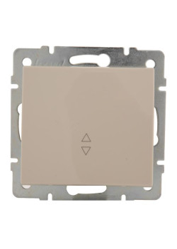 Переключатель проходной 1-кл. СП Rain IP20 механизм крем. LEZARD 703-0388-105
