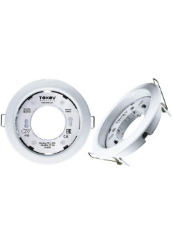 Светильник GX 53-WH-1 106х48мм бел. металл+пластик TOKOV ELECTRIC TOK-GX53-WH-1