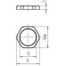 Контргайка PG-Резьба 116 VDE PG21 PA OBO 2048221 Контргайка PG-Резьба 116 VDE PG21 PA OBO 2048221