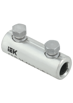 Соединитель болтовой луженый СБЛ 25-50/2 1кВ IEK