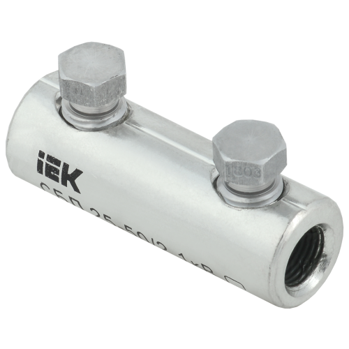 Соединитель болтовой луженый СБЛ 25-50/2 1кВ IEK