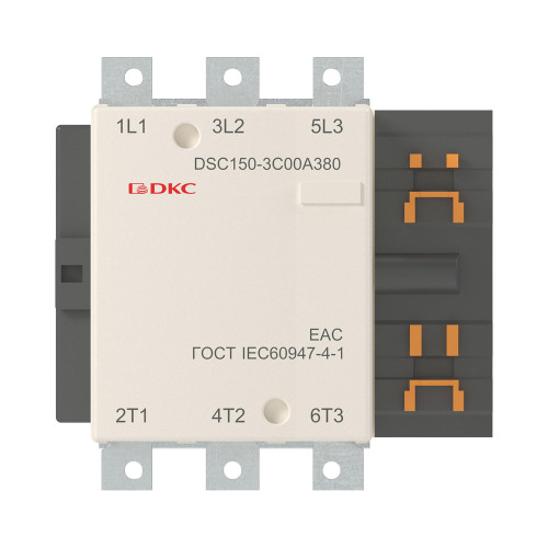 Магнитный контактор DSC150-3C00A380 150А 75кВт (AC3)  кат 380В AC