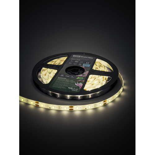 Лента светодиодная SMD2835-60 LED/м-IP65-12 В-4,8 Вт/м-4000 К (5 м) блистер TDM Лента светодиодная SMD2835-60 LED/м-IP65-12 В-4,8 Вт/м-4000 К (5 м) блистер TDM