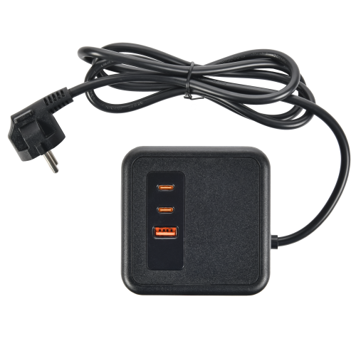 Удлинитель У08K 8 мест 2P+PE 1,5м 3х1,0мм2 16А/250В USB A+C 20Вт черный DOMINIC IEK Удлинитель У08K 8 мест 2P+PE 1,5м 3х1,0мм2 16А/250В USB A+C 20Вт черный DOMINIC IEK