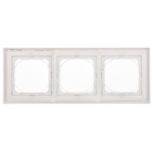FLITE Рамка 3-местная IP55 Рпро-3-55-ФлБ белый IEK FLITE Рамка 3-местная IP55 Рпро-3-55-ФлБ белый IEK