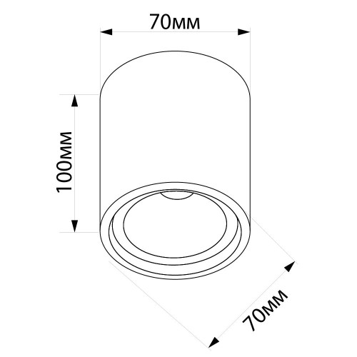 Светильник потолочный Feron ML174 MR16 GU10 35W 230V, белый Светильник потолочный Feron ML174 MR16 GU10 35W 230V, белый