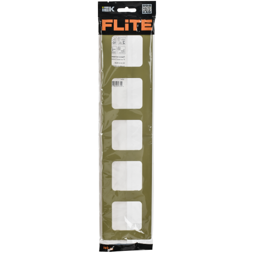 FLITE Рамка 5-местная РУ-5-К-ФлО оливковый IEK FLITE Рамка 5-местная РУ-5-К-ФлО оливковый IEK