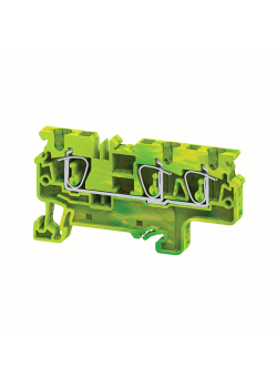Клемма заземляющая пружинная OptiClip CXG-4-TRIPLET-PE-I-(0,2-4)-PEN