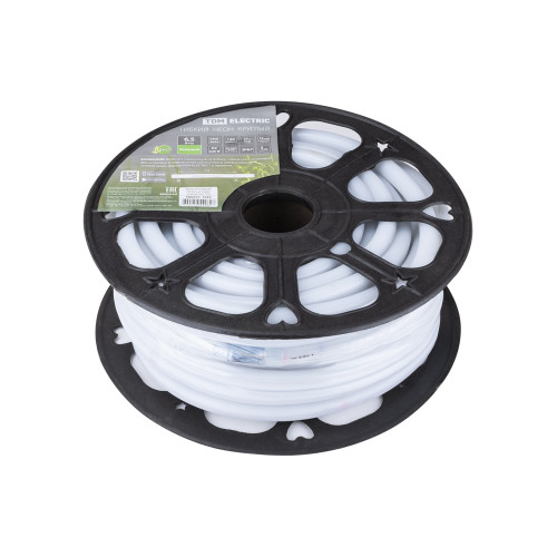 Гибкий неон круглый SMD2835-120 LED/м-220 В-6,5 Вт/м-IP67-зелёный (25м) TDM
