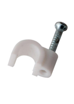 Скоба крепежная круглая d4мм (уп.50шт) Rexant 07-4004