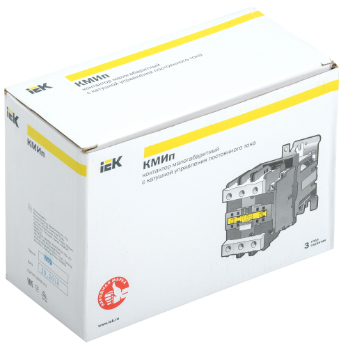 Контактор КМИп-35012 50А 230В/АС3 1NO;1NC IEK Контактор КМИп-35012 50А 230В/АС3 1NO;1NC IEK