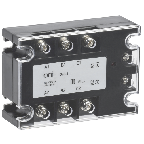 Реле твердотельное OSS-1 25А 380В AC 3-32В DC ONI