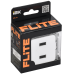 FLITE Розетка USB A+A 2,1А РЮ-2-ФлБ белый IEK