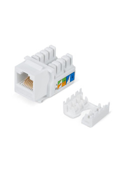 Вставка Keystone Jack RJ45 кат.5E неэкранир. WR-KJ-RJ45-C5E-90 90град. заделка тип 110 бел. WRline 505212