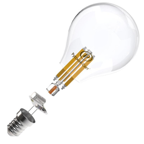 Лампа светодиодная филаментная RS LED F P45 E14 7W 220-240V 2700К 7Вт шар 810лм Ra 90 15011245089