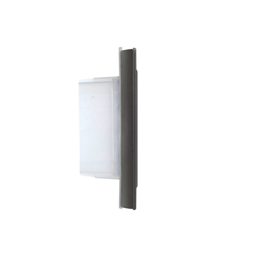 BRITE Рамка 1-местная IP44 РУ-1-БрС-44 сталь IEK