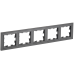 BRITE Рамка 5-местная РУ-5-БрГ графит IEK BRITE Рамка 5-местная РУ-5-БрГ графит IEK
