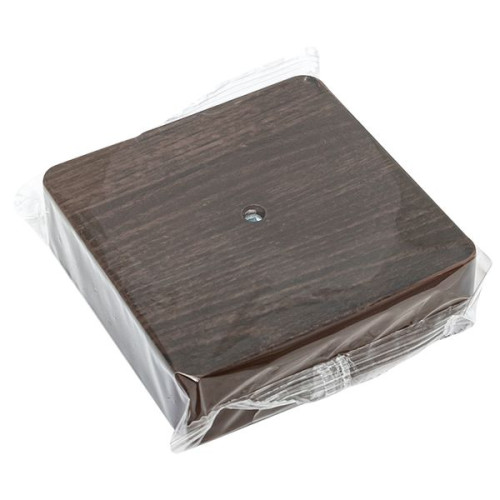 Коробка разветвительная КМР-030-030кг (75x75x26) с клеммником тёмн. дер. EKF Коробка разветвительная КМР-030-030кг (75x75x26) с клеммником тёмн. дер. EKF