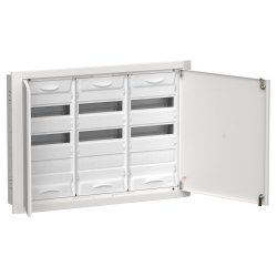 TITAN 5 Корпус металлический ЩРв-108 (3х36) 630х885х130мм IP31 белый (две двери) IEK