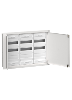 TITAN 5 Корпус металлический ЩРв-108 (3х36) 630х885х130мм IP31 белый (две двери) IEK