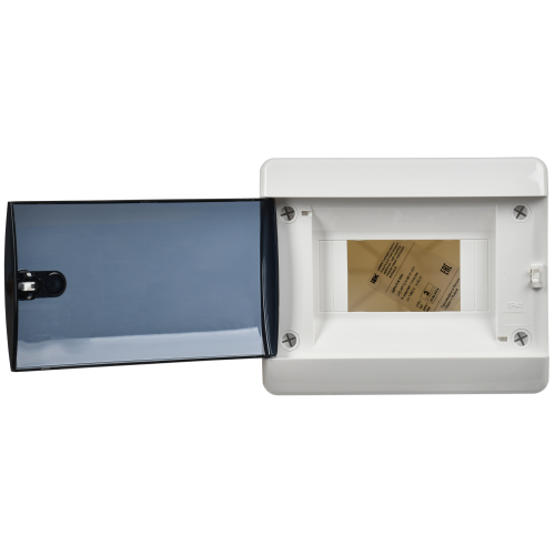 UNION Compact Корпус пластиковый ЩРН-П-6 IP41 черная прозрачная дверь IEK