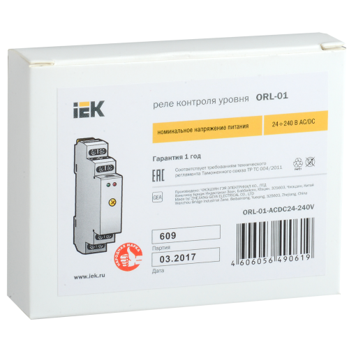 Реле уровня ORL 24-240В AC/DC IEK Реле уровня ORL 24-240В AC/DC IEK