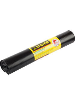 Мешки для мусора HEAVY DUTY 120 л, чёрные