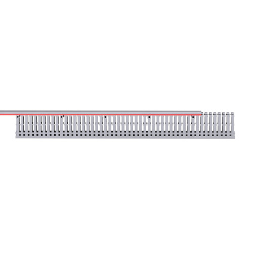 Короб перфорированный, серый RL6 25x60 Короб перфорированный, серый RL6 25x60