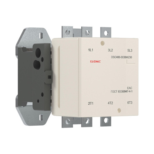 Магнитный контактор DSC400-3C00A230 400А 200кВт (AC3)  кат 220В AC