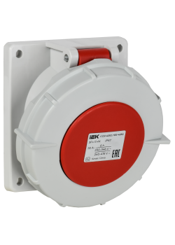 Розетка встраиваемая ССИ-4252 32А-6ч/380В 3P+PE+N IP67 IEK