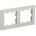 BRITE Рамка 2-местная РУ-2-БрКр бежевый IEK BRITE Рамка 2-местная РУ-2-БрКр бежевый IEK