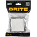 BRITE Выключатель 1-клавишный 10А безвинтовое крепление ВС11-1-0-БрБ белый IEK BRITE Выключатель 1-клавишный 10А безвинтовое крепление ВС11-1-0-БрБ белый IEK