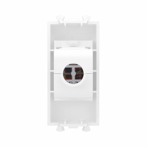 Компьютерная розетка RJ-45 без шторки модульная, кат.6, Avanti, белое облако, 1 модуль Компьютерная розетка RJ-45 без шторки модульная, кат.6, Avanti, белое облако, 1 модуль