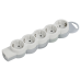 STANDARD Колодка для удлинителя с заземлением К05 5 мест белая IEK STANDARD Колодка для удлинителя с заземлением К05 5 мест белая IEK
