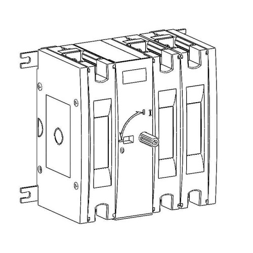 ВЫКЛ.-РАЗЪЕДИНИТЕЛЬ SYSTEMEPACT SD160 3P 63A РУКОЯТКА ФРОНТ. ЦЕНТР_РУКОЯТКА ЗАКАЗЫВАЕТСЯ ОТДЕЛЬНО