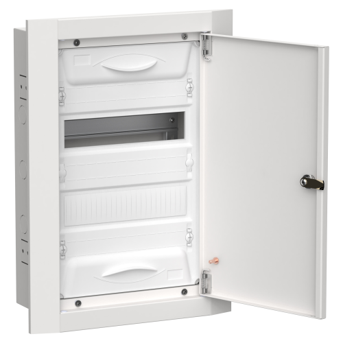 TITAN 5 Корпус металлический ЩРв-24 (1х24) 505х365х130мм IP31 белый (одна дверь) IEK