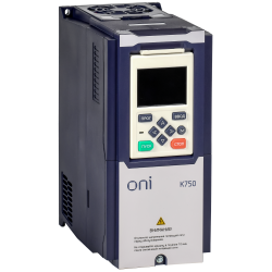 Преобразователь частоты K750 380В 3Ф 2,2кВт 5,6А со встроенным тормозом ONI