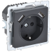 BRITE Розетка 1-местная с заземлением с защитными шторками 16А с USB A+A 5В 3,1А РЮш10-2-БрГ графит IEK BRITE Розетка 1-местная с заземлением с защитными шторками 16А с USB A+A 5В 3,1А РЮш10-2-БрГ графит IEK