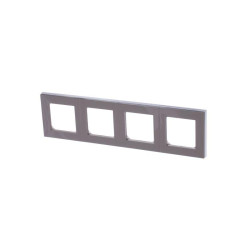 Рамка Levit 4п кофе макиато/бел. ABB 2CHH015040A6018